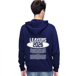 Leavers 2026 School Personalized Graphic Farwell Graduation Stars & Stripes Hoodie
